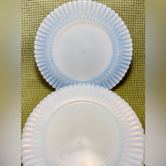 Eight Vintage MacBeth-Evans Petalware Plates - Picture 2 of 3